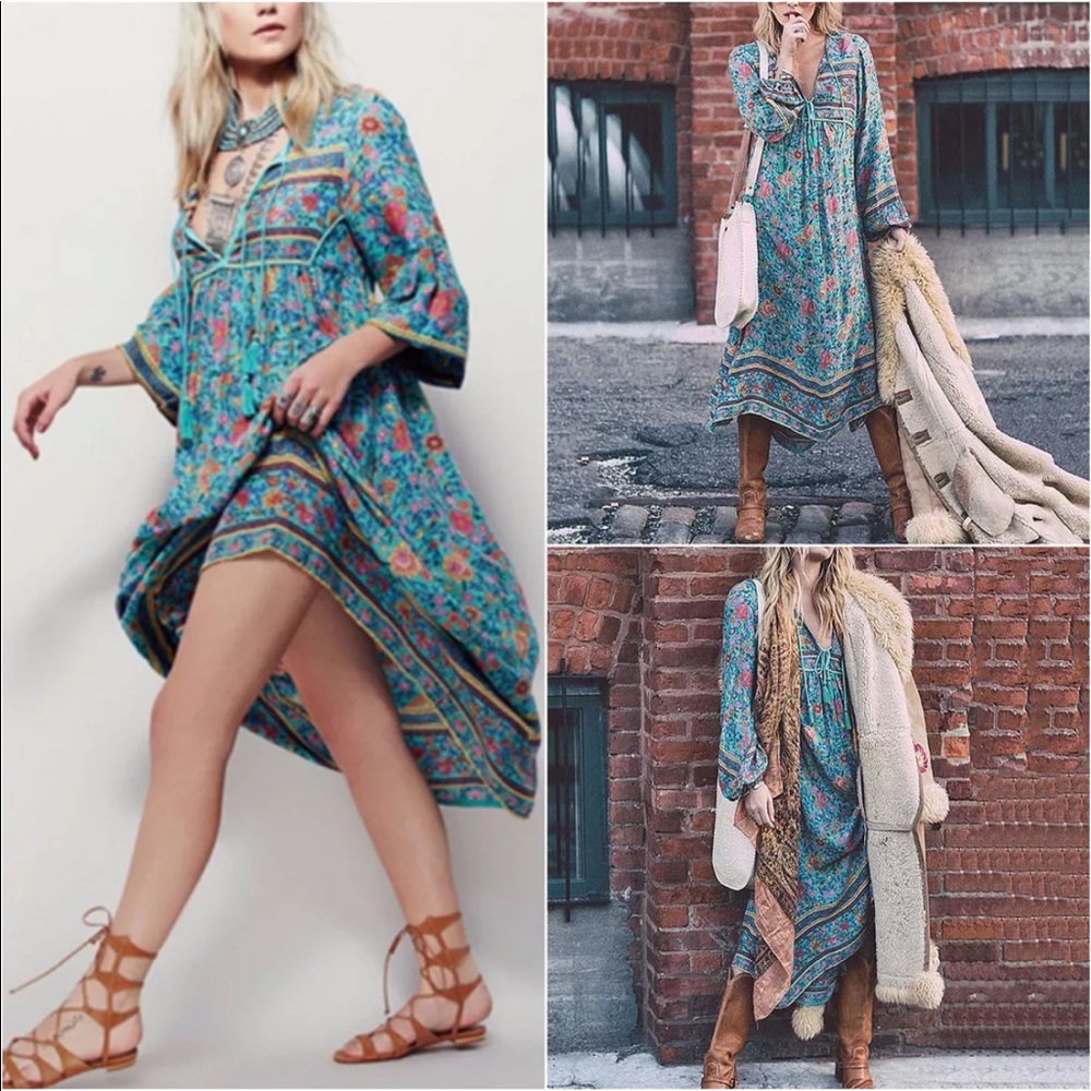COPY - Folk Gypsy Bohemian✨Style BoHo dress New / Tags✨